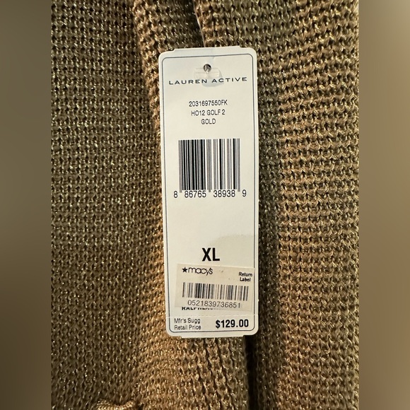 Ralph Lauren Metallic Knit Cardigan - Picture 4 of 4